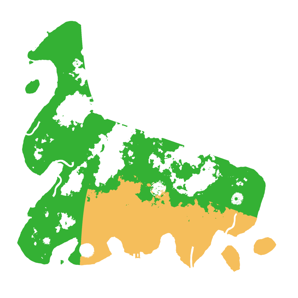 Biome Rust Map: Procedural Map, Size: 3700, Seed: 67616019