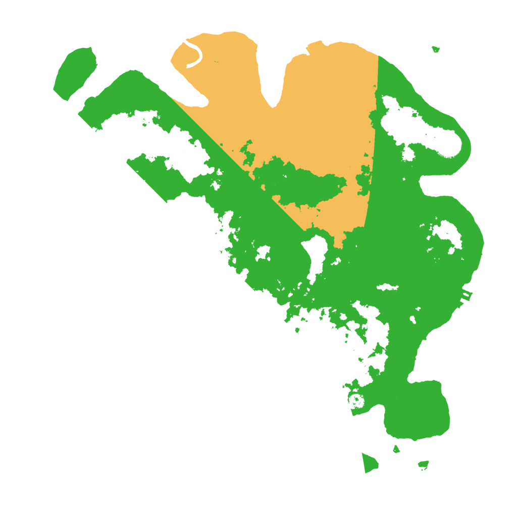 Biome Rust Map: Procedural Map, Size: 3500, Seed: 108751596