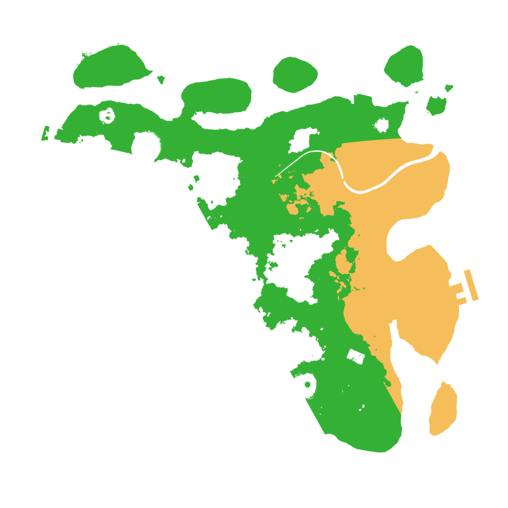 Biome Rust Map: Procedural Map, Size: 3250, Seed: 2013595711