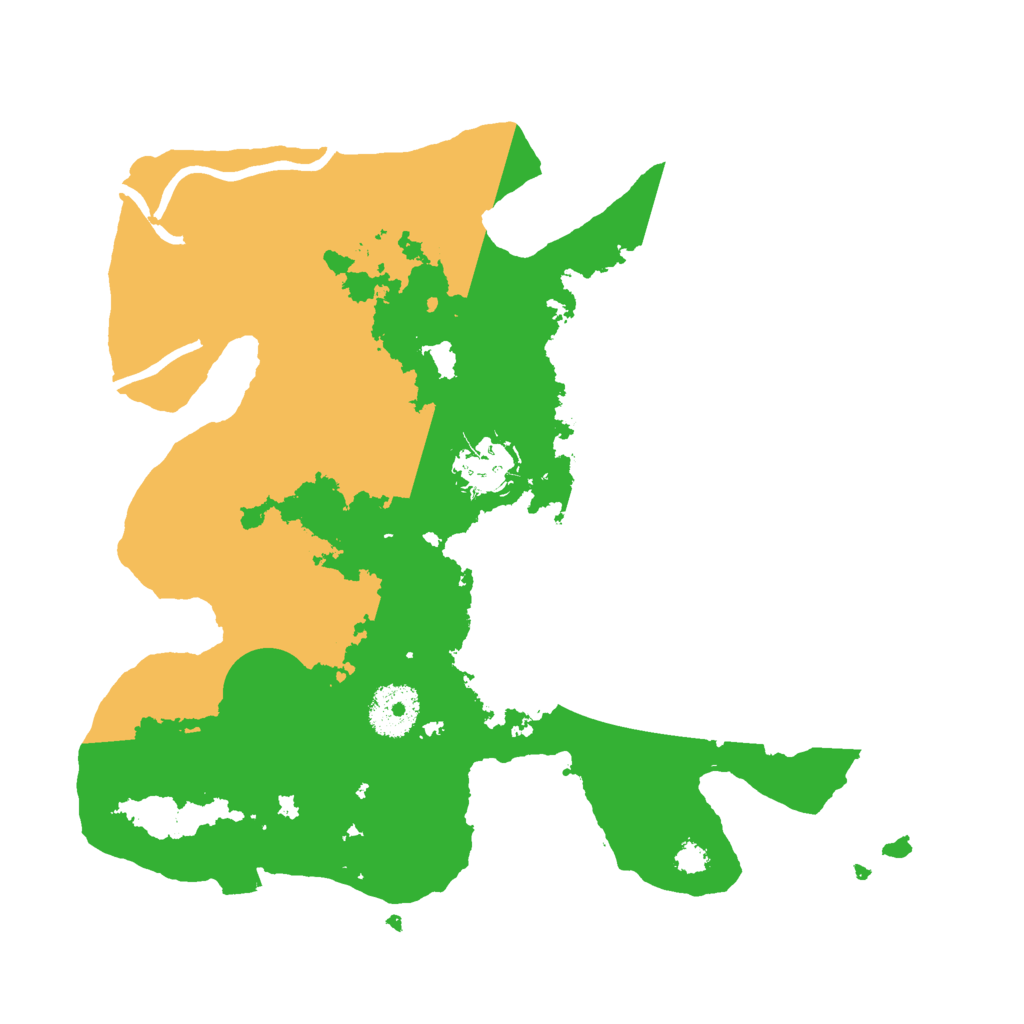 Biome Rust Map: Procedural Map, Size: 3000, Seed: 7040