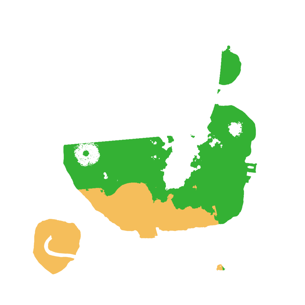 Biome Rust Map: Procedural Map, Size: 2000, Seed: 333333333