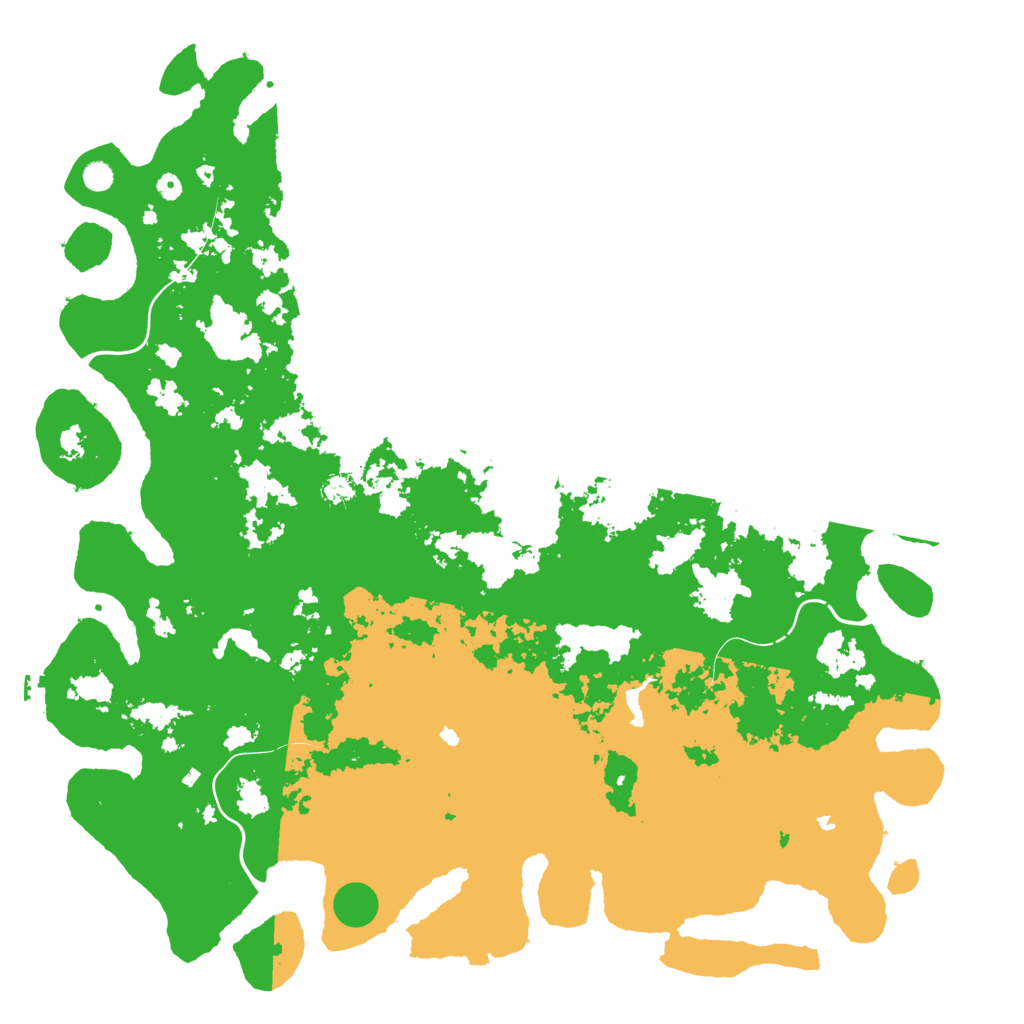Biome Rust Map: Procedural Map, Size: 6000, Seed: 453580451