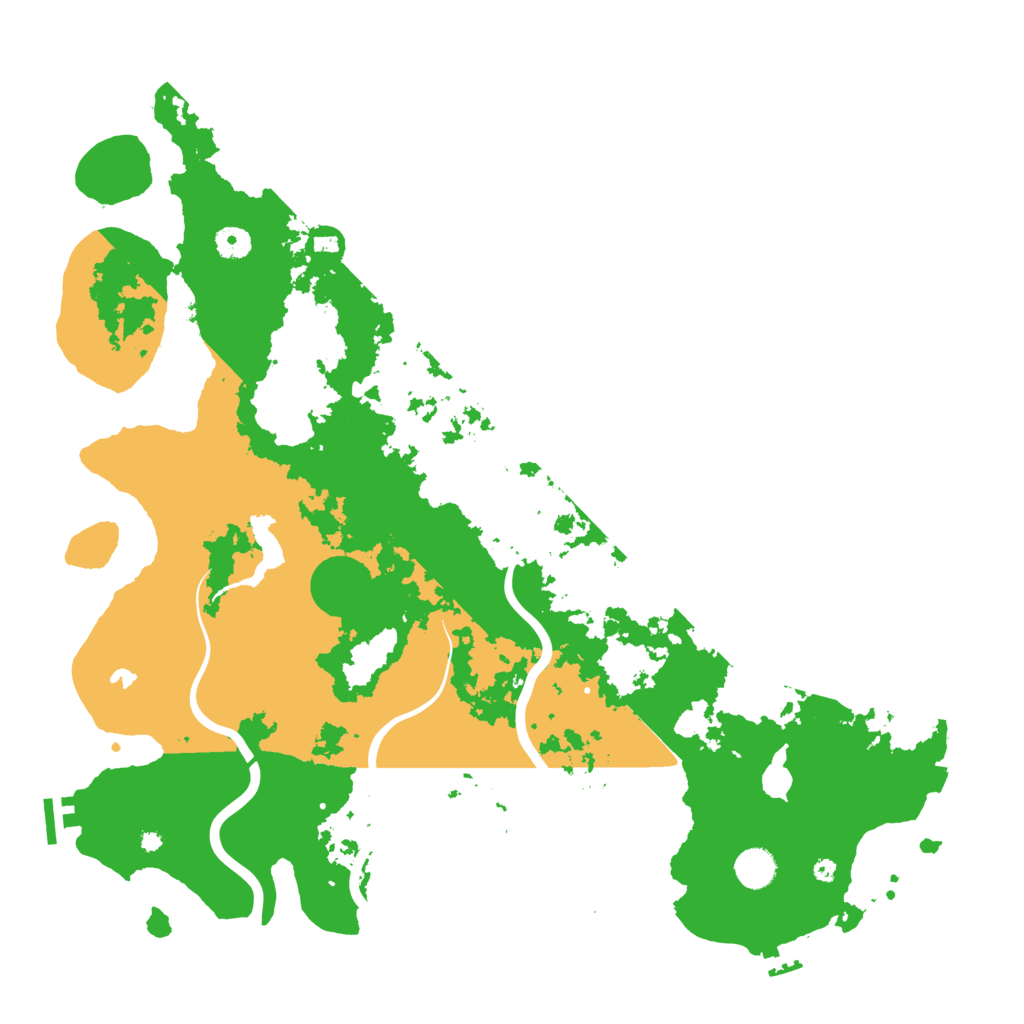 Biome Rust Map: Procedural Map, Size: 4500, Seed: 2143389427