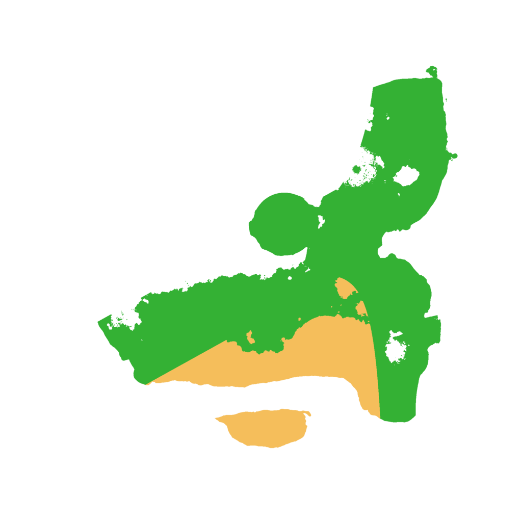 Biome Rust Map: Procedural Map, Size: 2200, Seed: 1860493