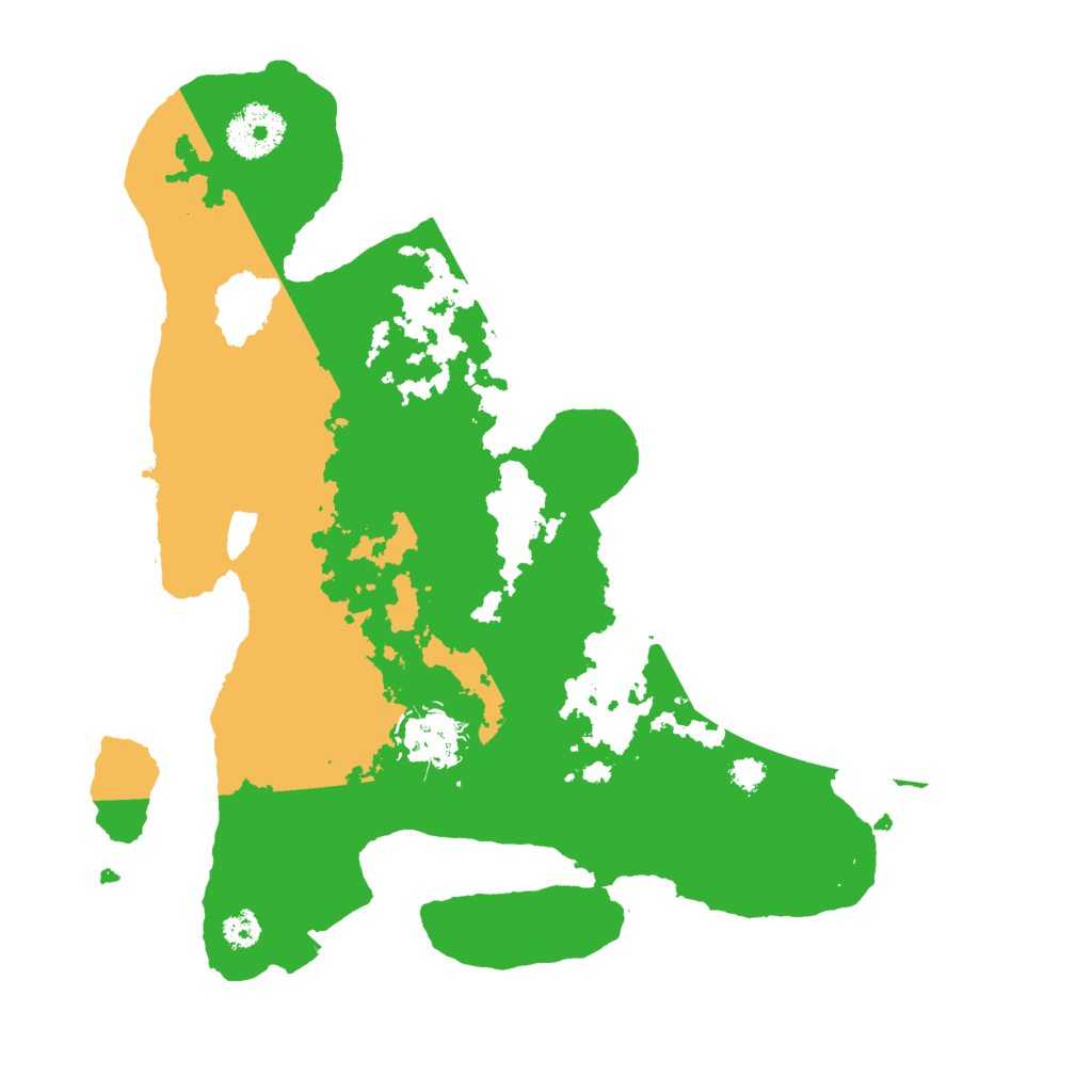 Biome Rust Map: Procedural Map, Size: 3000, Seed: 18414