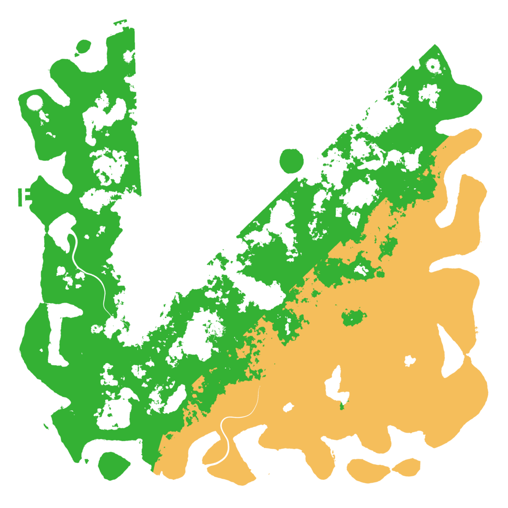 Biome Rust Map: Procedural Map, Size: 5666, Seed: 123456789