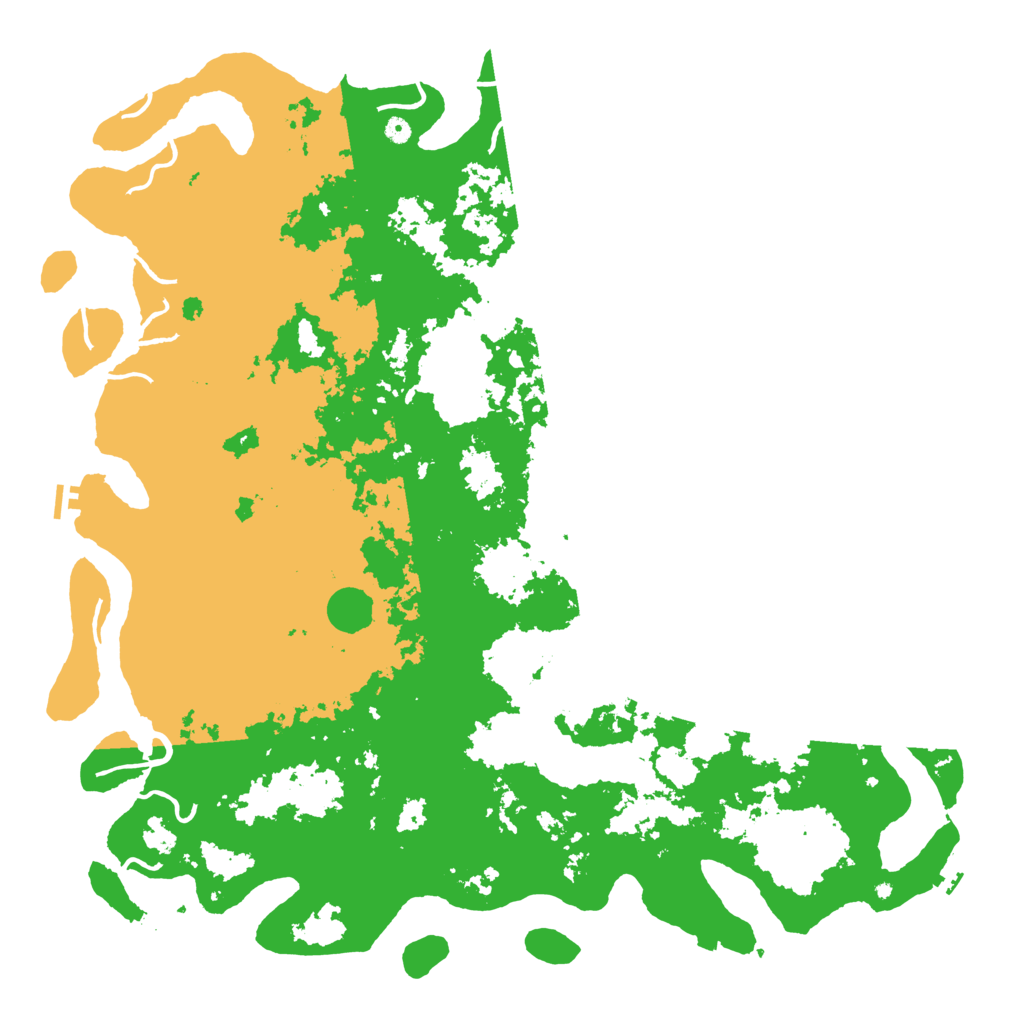 Biome Rust Map: Procedural Map, Size: 6000, Seed: 833214178