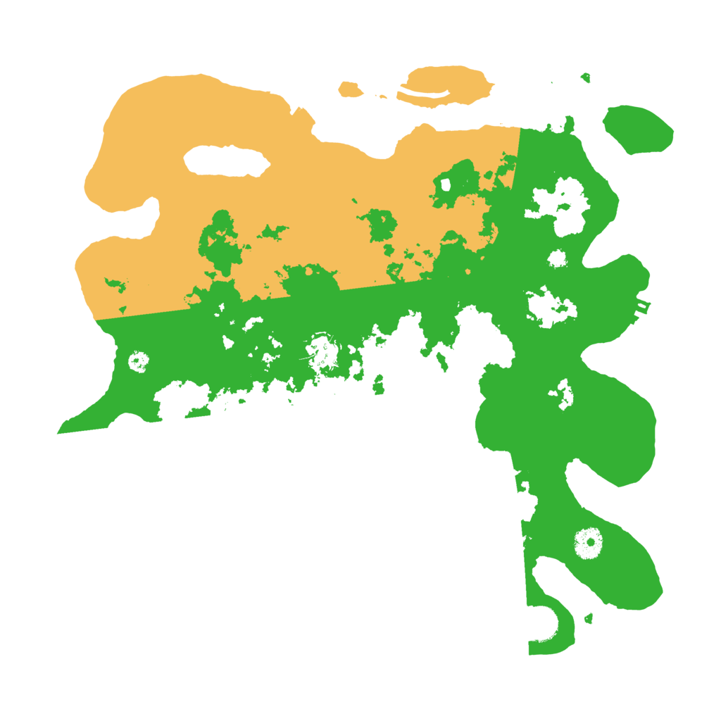 Biome Rust Map: Procedural Map, Size: 3600, Seed: 2814538