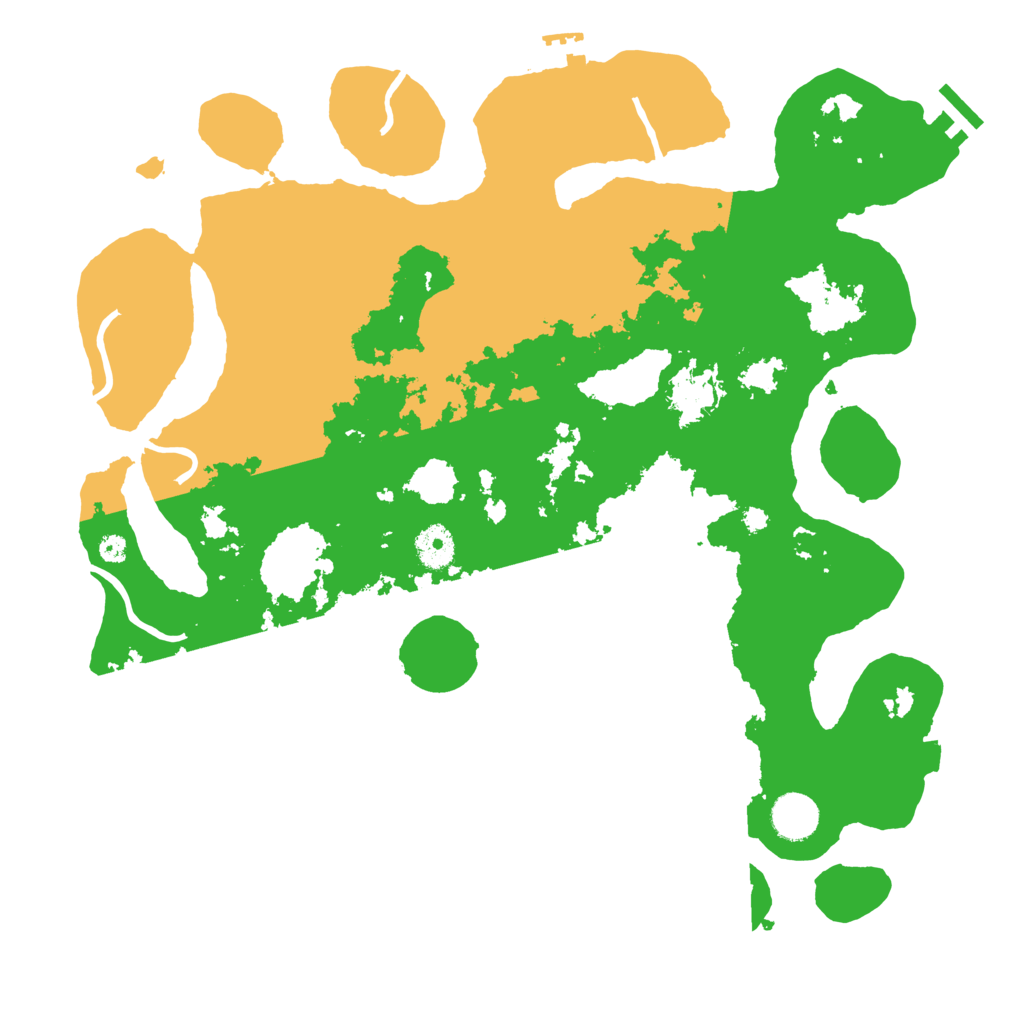 Biome Rust Map: Procedural Map, Size: 3800, Seed: 35402121