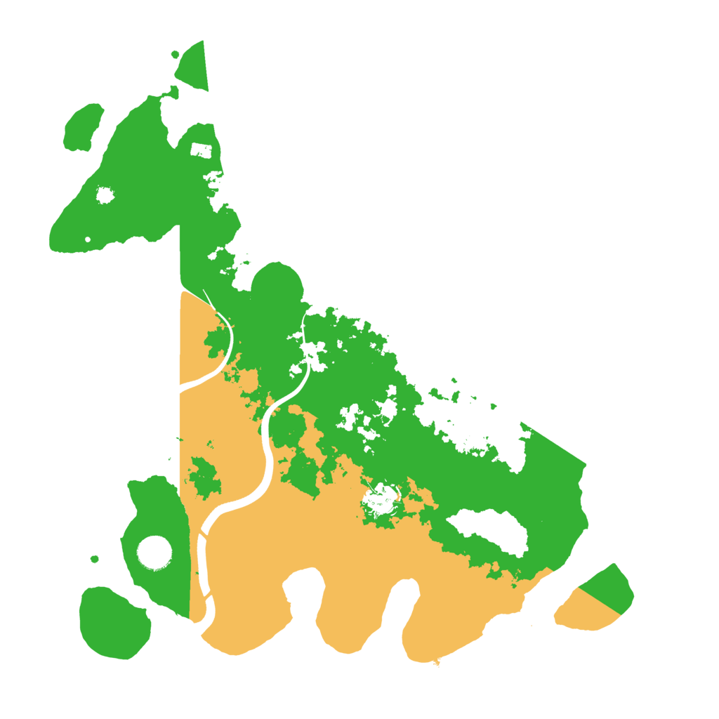 Biome Rust Map: Procedural Map, Size: 3700, Seed: 29144365