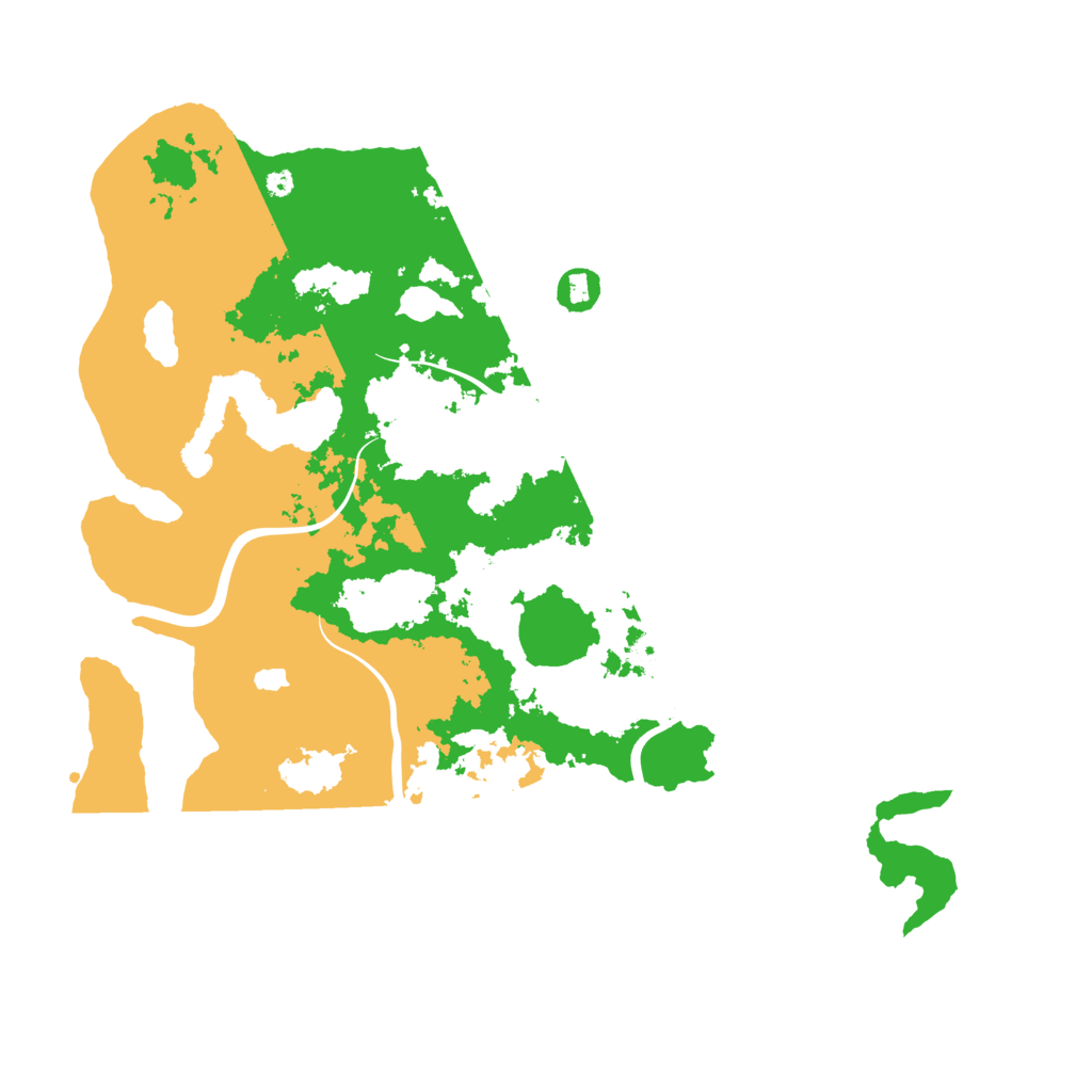 Biome Rust Map: Procedural Map, Size: 4100, Seed: 85338420