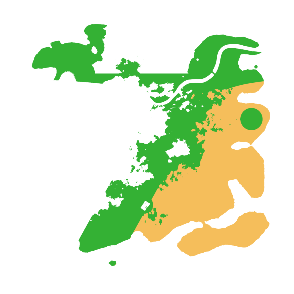 Biome Rust Map: Procedural Map, Size: 3500, Seed: 971545619