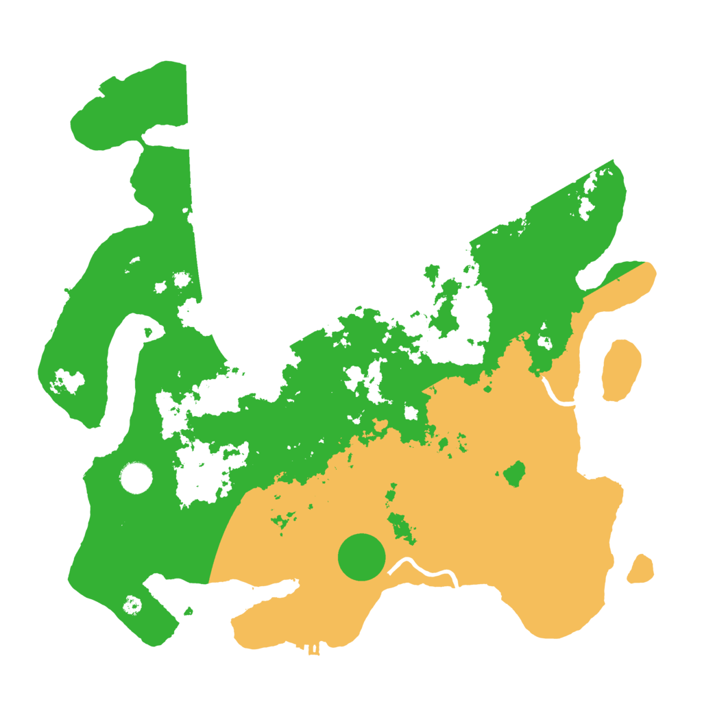 Biome Rust Map: Procedural Map, Size: 3900, Seed: 59005594