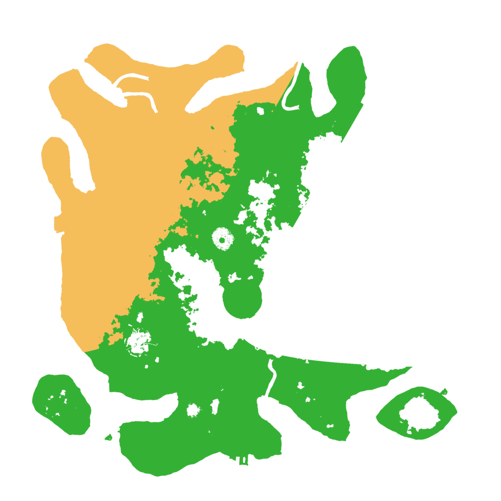 Biome Rust Map: Procedural Map, Size: 3500, Seed: 332113067
