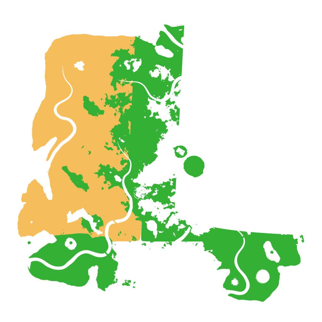 Biome Rust Map: Procedural Map, Size: 4200, Seed: 137833148