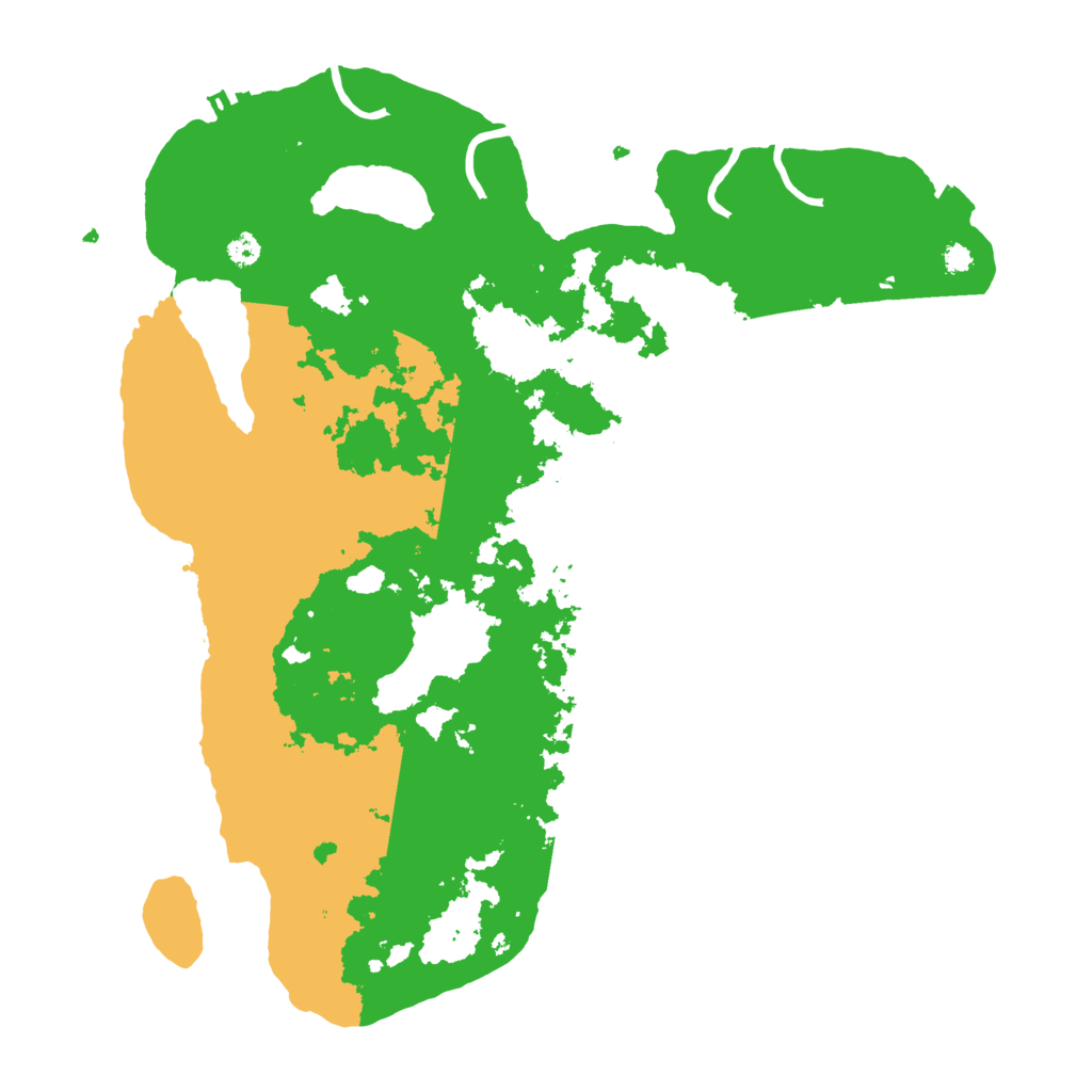 Biome Rust Map: Procedural Map, Size: 3500, Seed: 2129031888