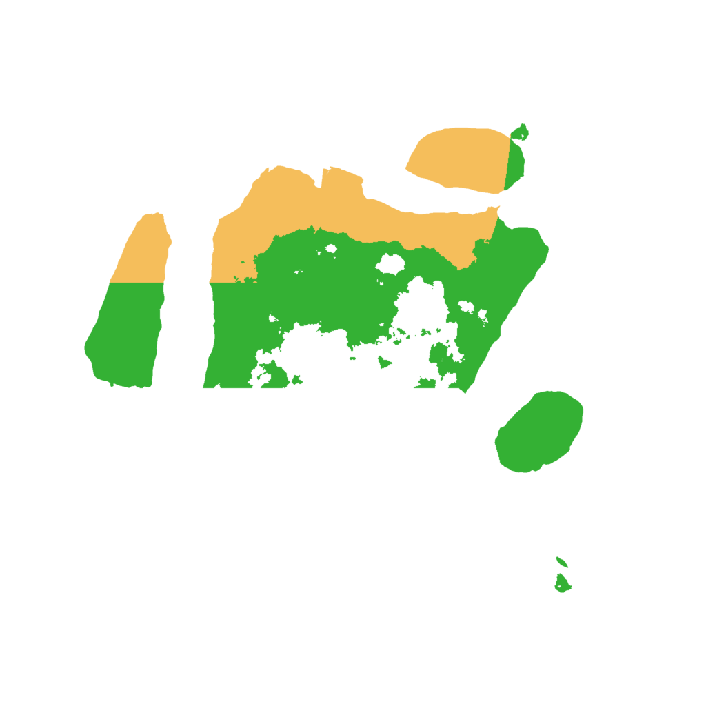 Biome Rust Map: Procedural Map, Size: 2000, Seed: 70415835