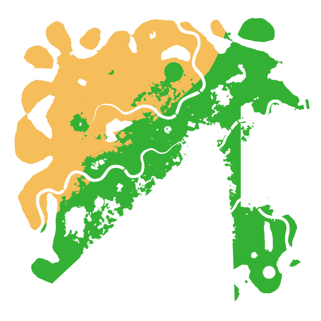 Biome Rust Map: Procedural Map, Size: 4500, Seed: 1618498014