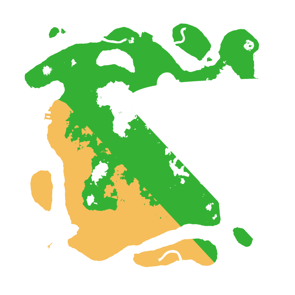 Biome Rust Map: Procedural Map, Size: 3000, Seed: 407326413