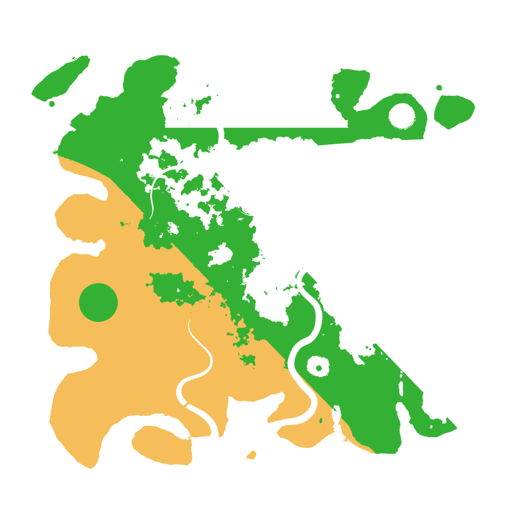Biome Rust Map: Procedural Map, Size: 3500, Seed: 274908999