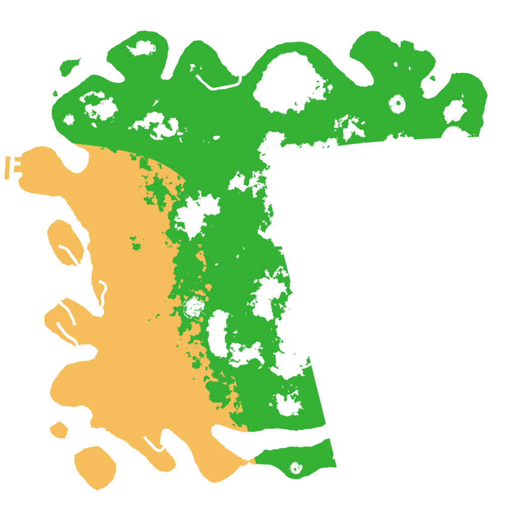 Biome Rust Map: Procedural Map, Size: 4500, Seed: 88041187