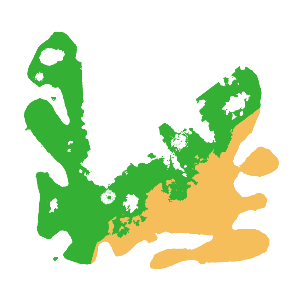 Biome Rust Map: Procedural Map, Size: 3200, Seed: 1540074453