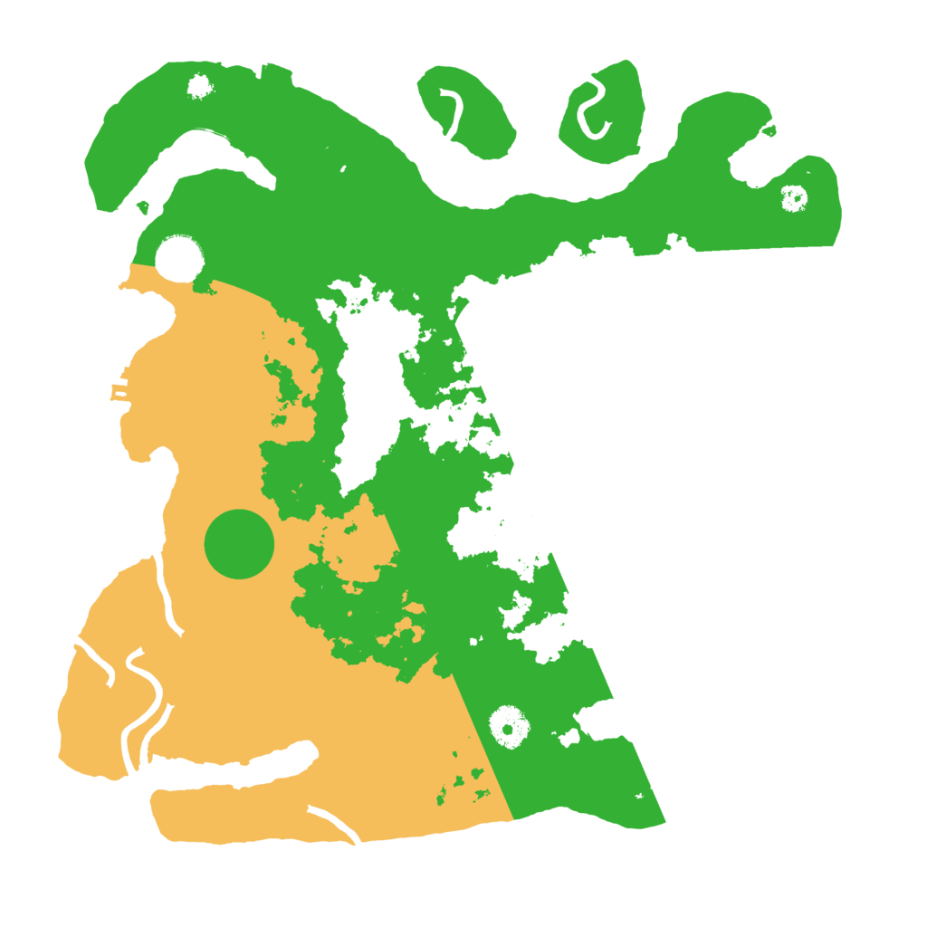 Biome Rust Map: Procedural Map, Size: 3500, Seed: 2462165