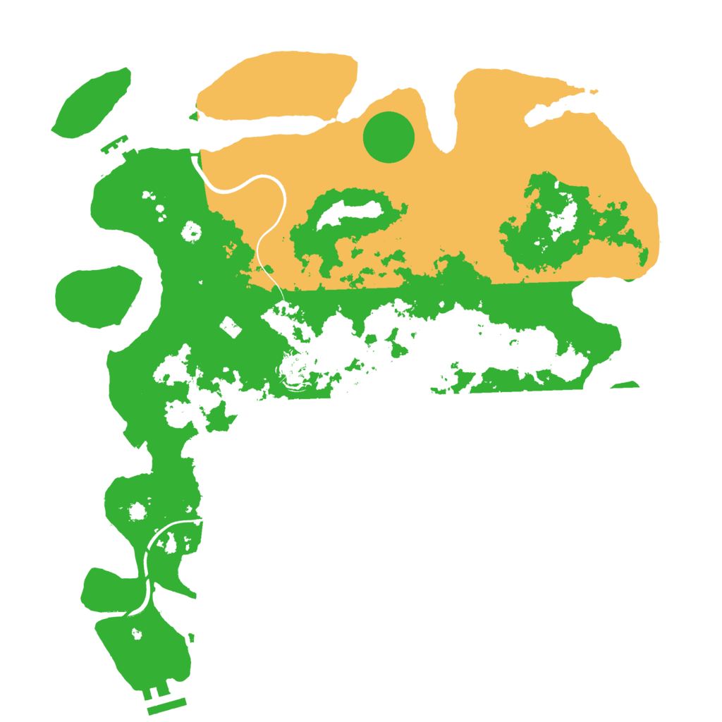 Biome Rust Map: Procedural Map, Size: 3700, Seed: 1744659320