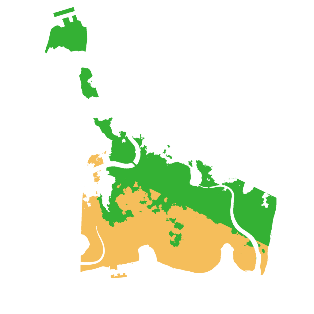 Biome Rust Map: Procedural Map, Size: 3000, Seed: 20993