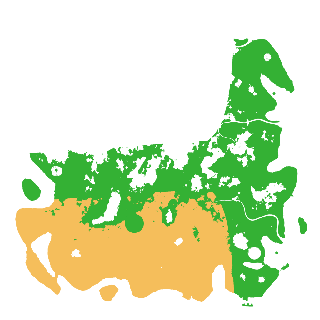 Biome Rust Map: Procedural Map, Size: 4500, Seed: 505172297