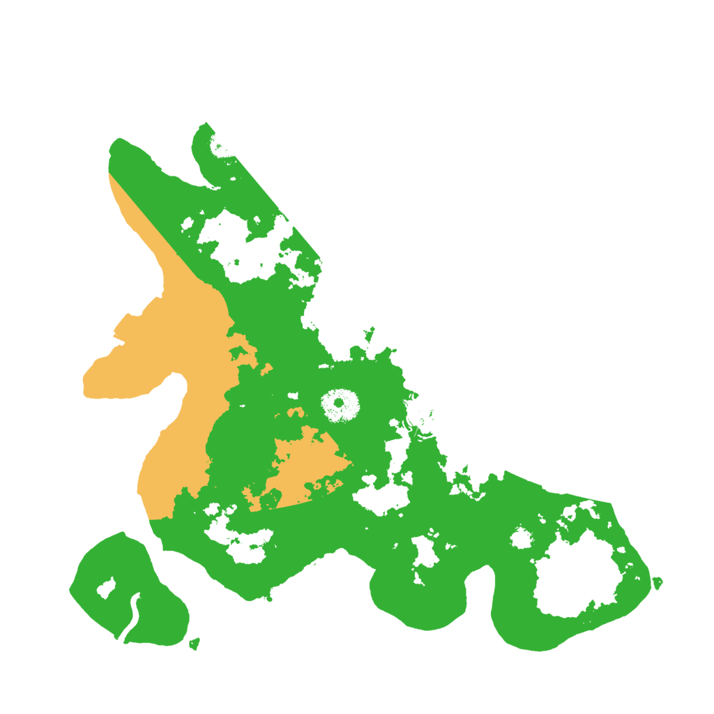 Biome Rust Map: Procedural Map, Size: 3000, Seed: 28066