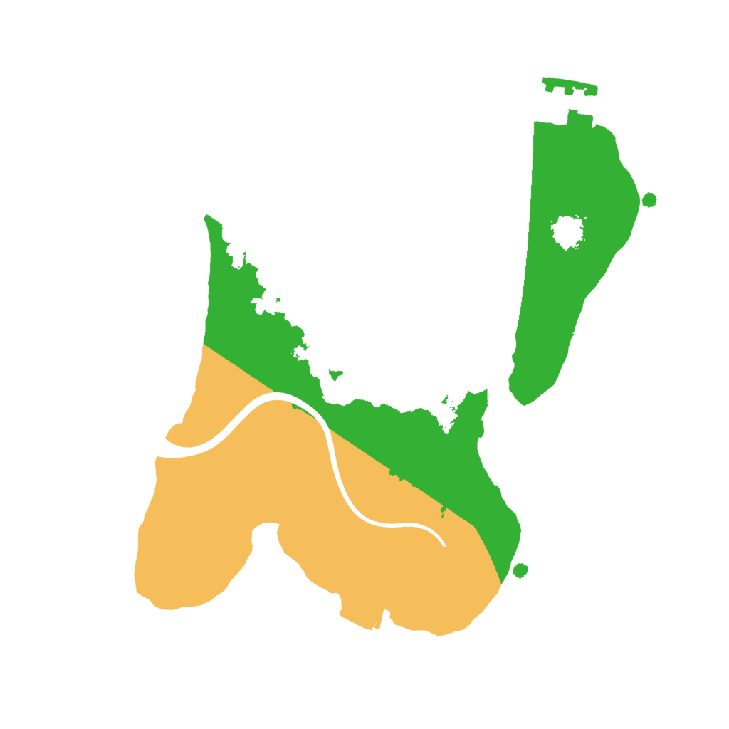 Biome Rust Map: Procedural Map, Size: 2000, Seed: 2053199405