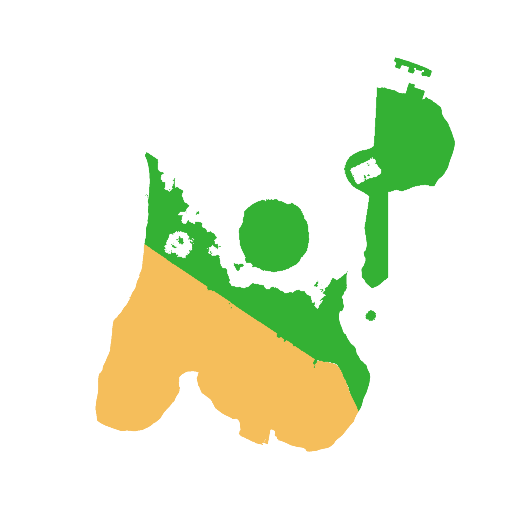 Biome Rust Map: Procedural Map, Size: 2000, Seed: 2053199405