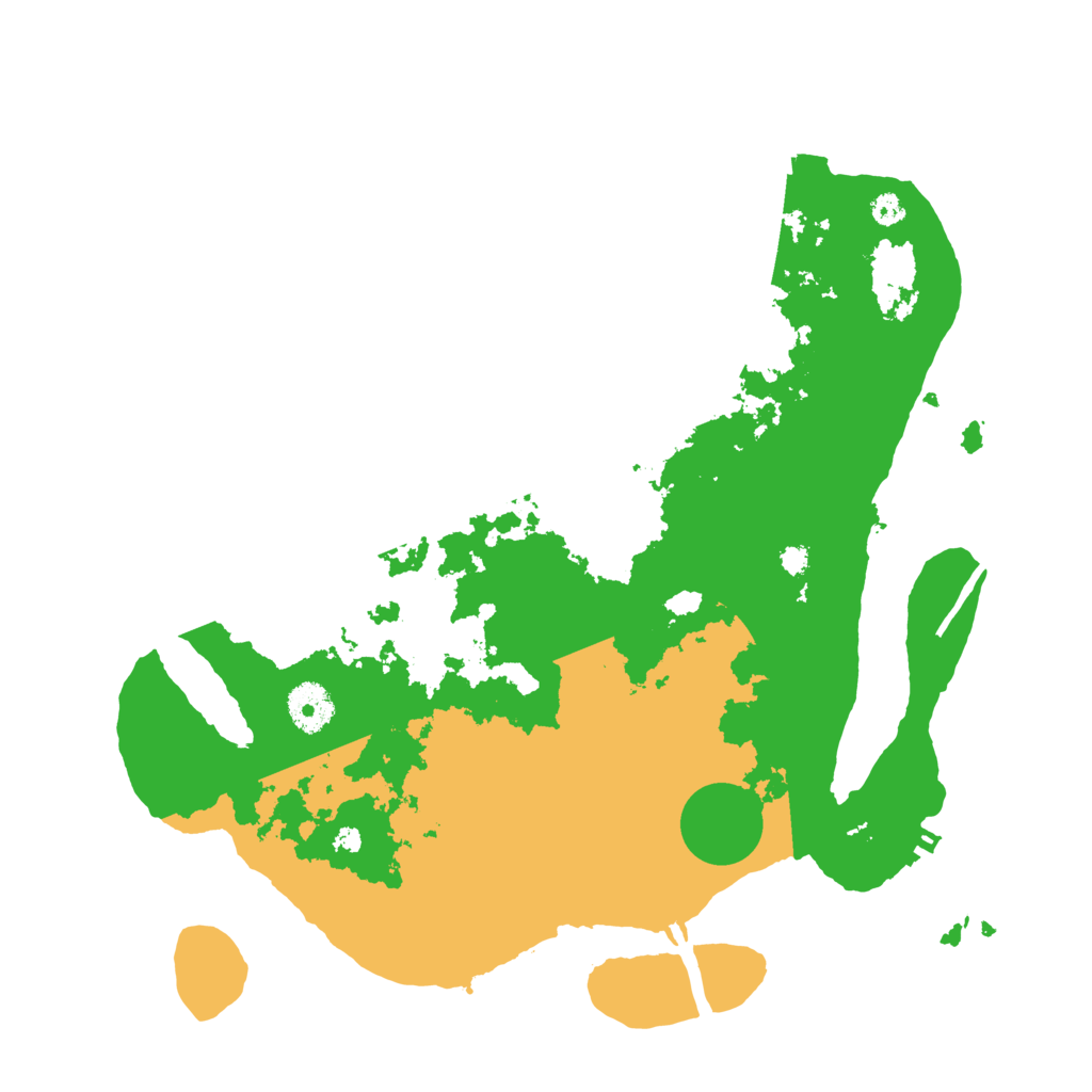 Biome Rust Map: Procedural Map, Size: 3500, Seed: 476820379