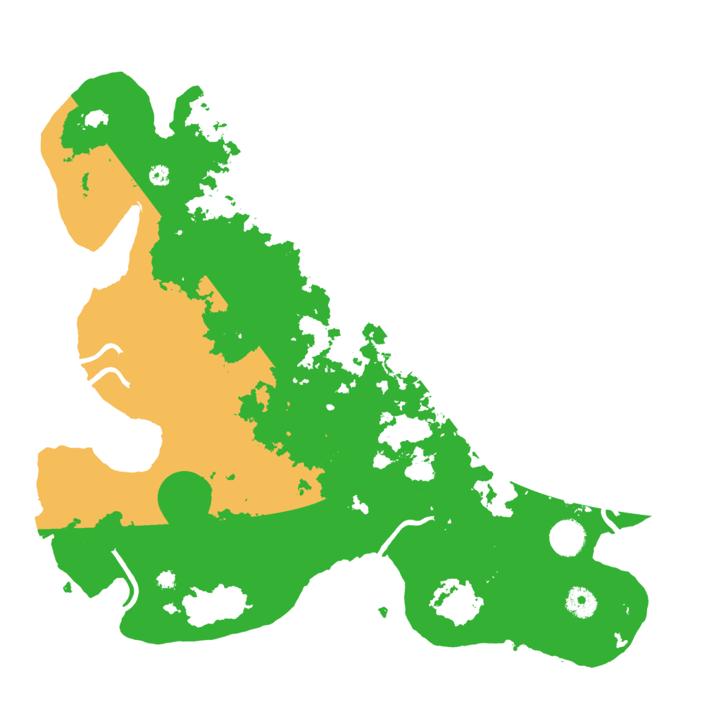 Biome Rust Map: Procedural Map, Size: 3550, Seed: 96794109