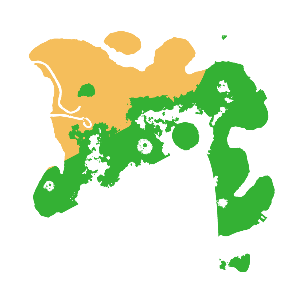 Biome Rust Map: Procedural Map, Size: 3000, Seed: 6735