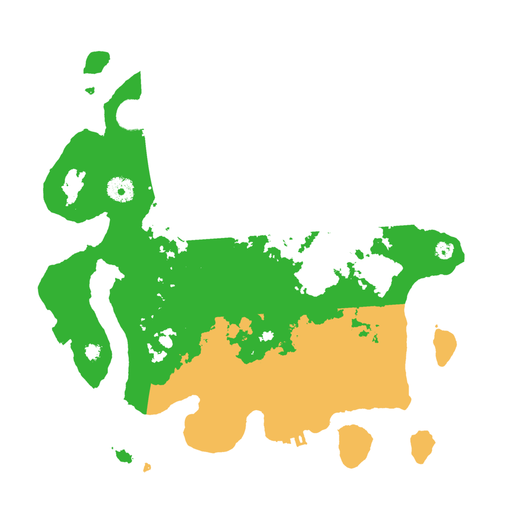 Biome Rust Map: Procedural Map, Size: 3000, Seed: 557069722