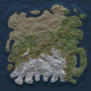 Thumbnail Rust Map: Procedural Map, Size: 4500, Seed: 579725833, 19 Monuments