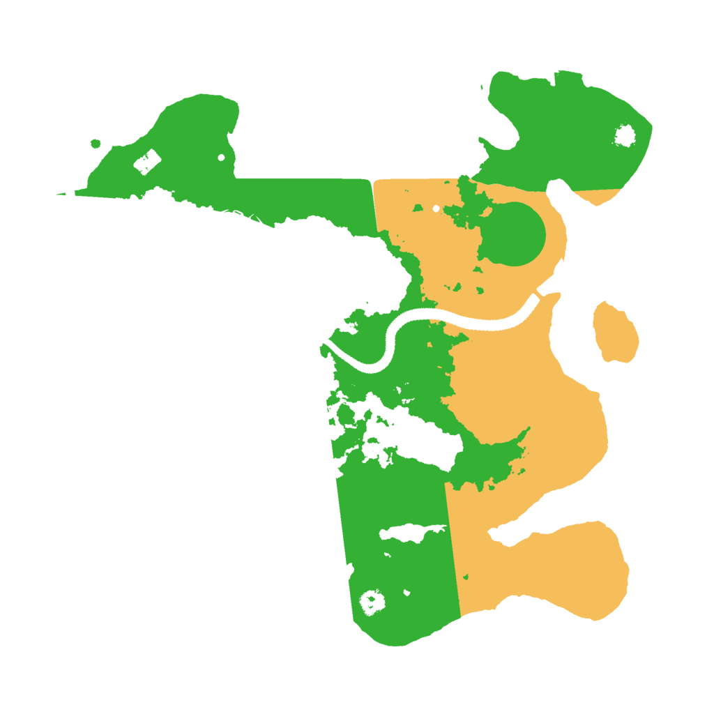 Biome Rust Map: Procedural Map, Size: 3000, Seed: 242687832