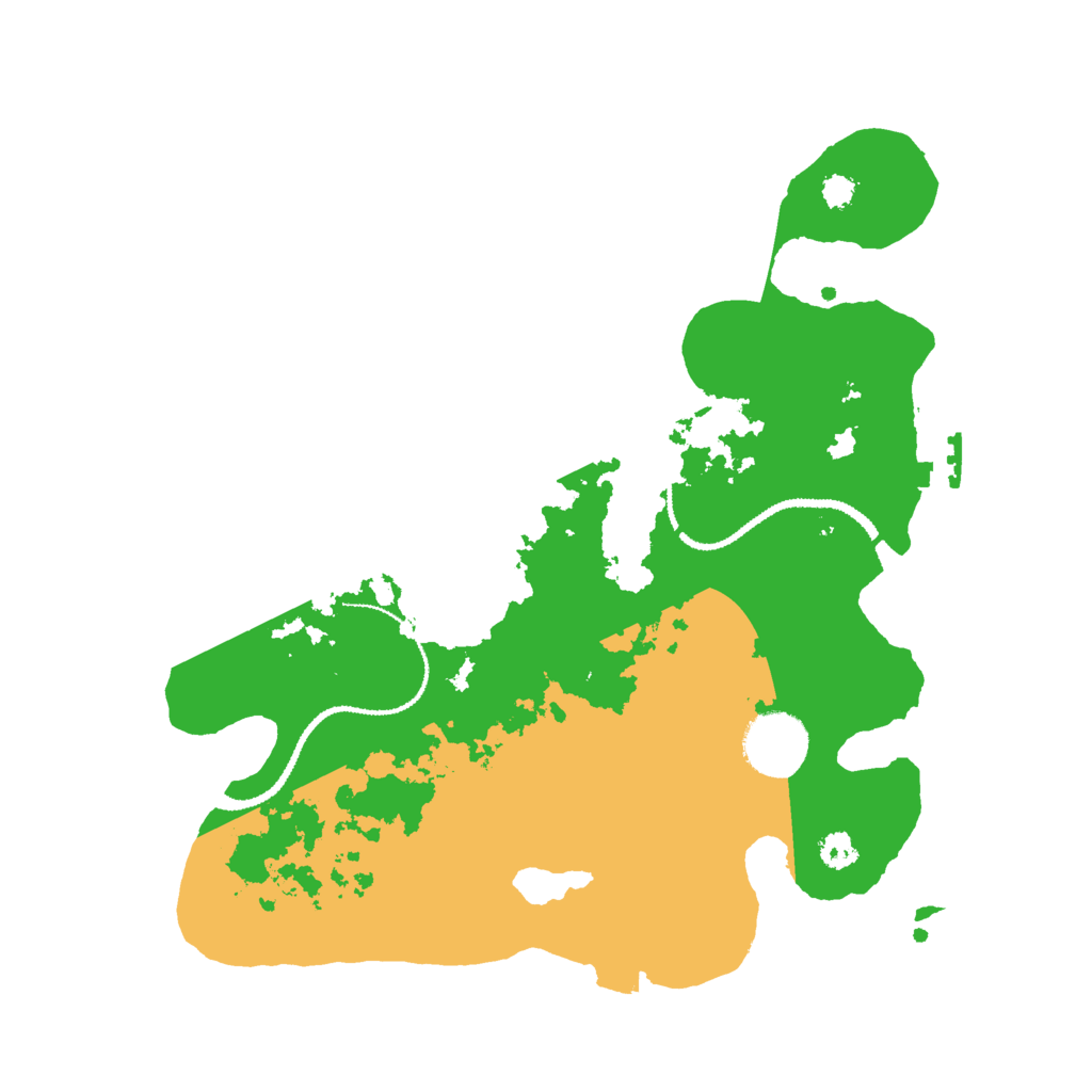 Biome Rust Map: Procedural Map, Size: 3000, Seed: 1118398885