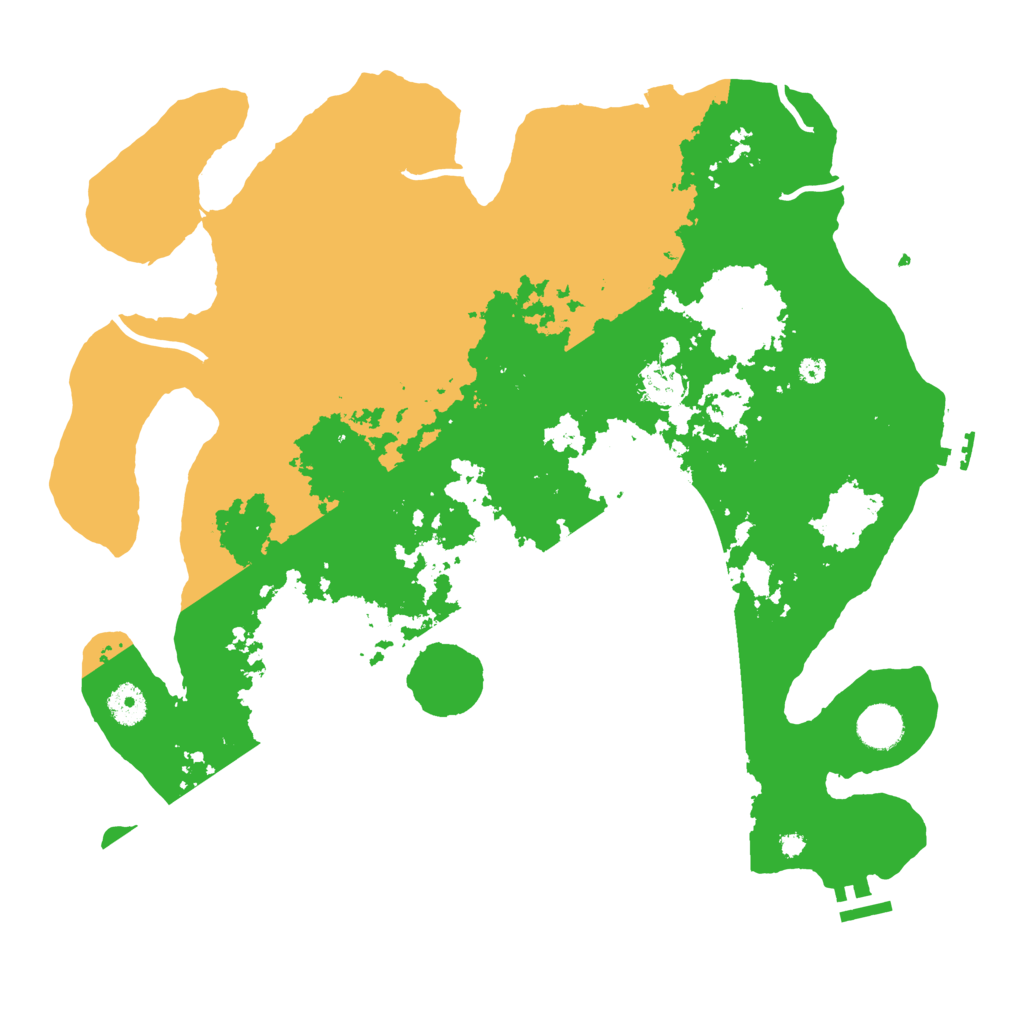 Biome Rust Map: Procedural Map, Size: 3950, Seed: 47549980