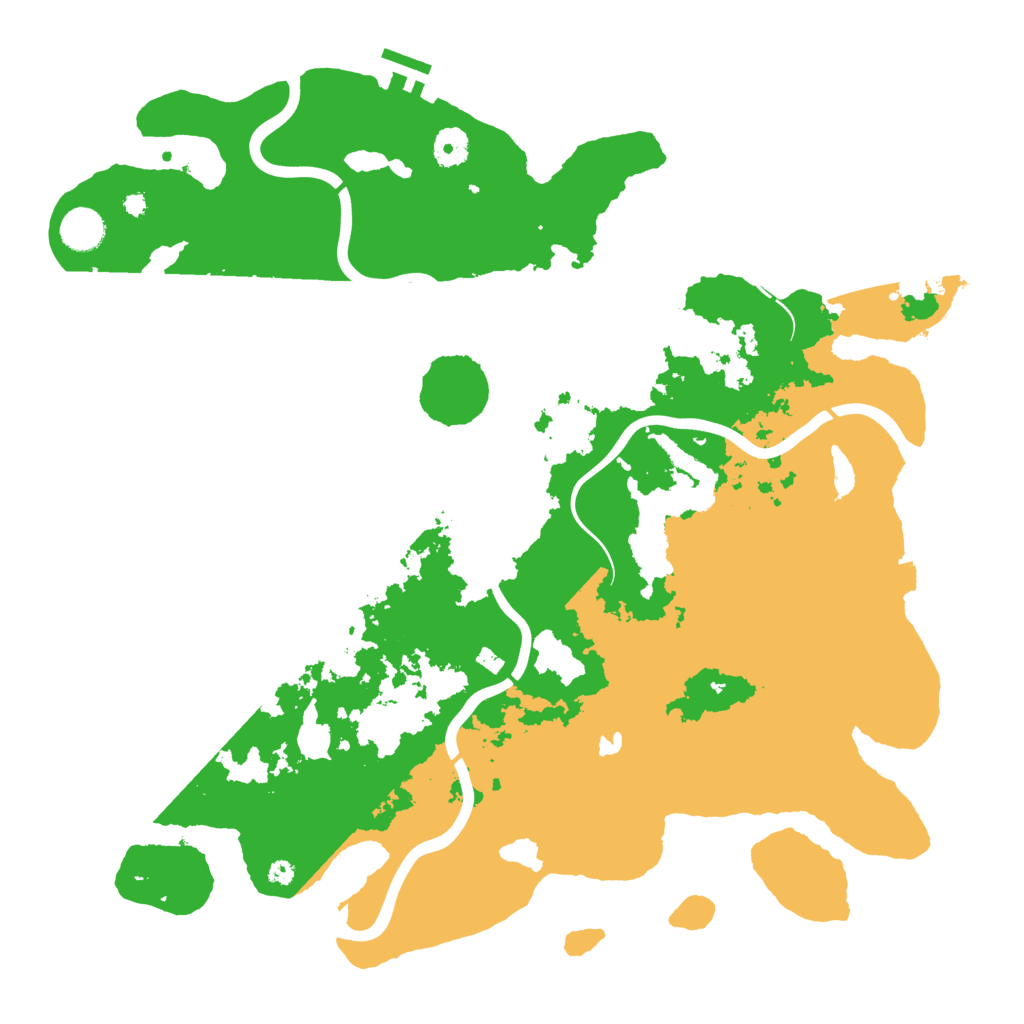 Biome Rust Map: Procedural Map, Size: 4100, Seed: 91100463