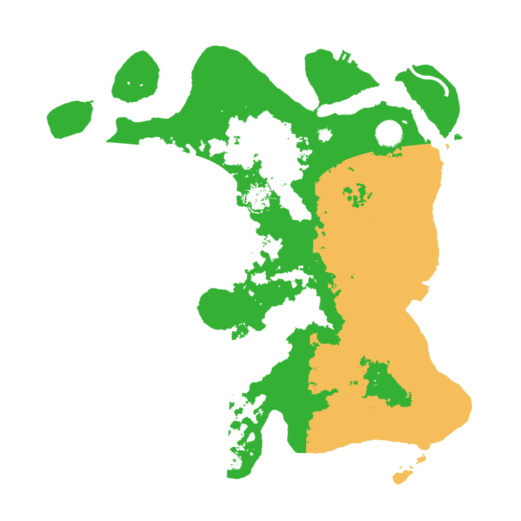 Biome Rust Map: Procedural Map, Size: 3450, Seed: 64836710