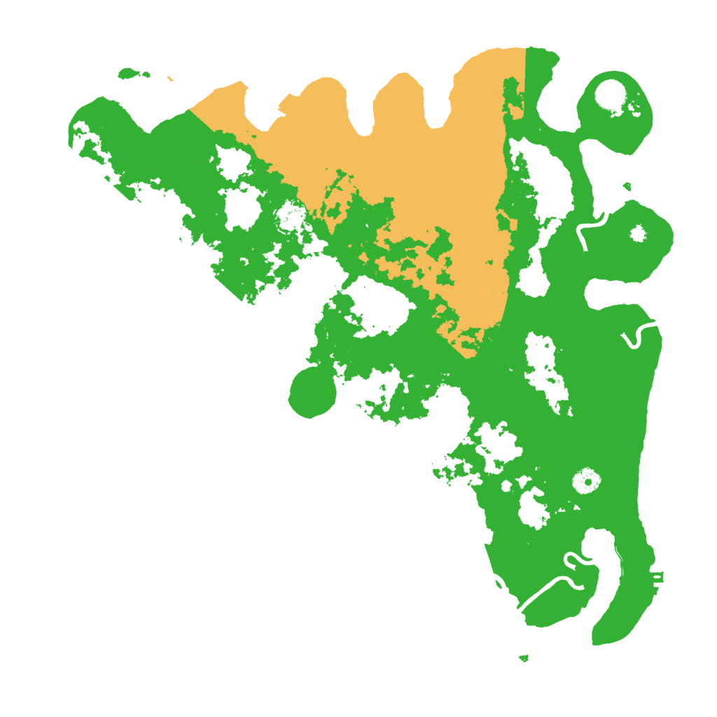 Biome Rust Map: Procedural Map, Size: 4100, Seed: 35396549