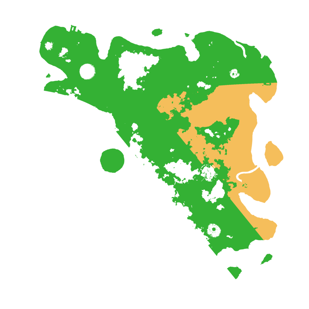 Biome Rust Map: Procedural Map, Size: 3500, Seed: 79302701