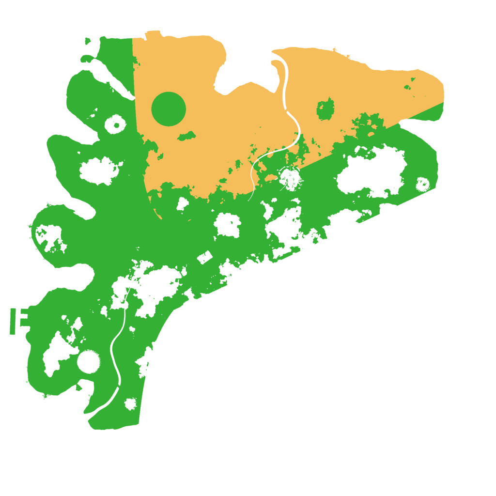 Biome Rust Map: Procedural Map, Size: 3800, Seed: 75292107