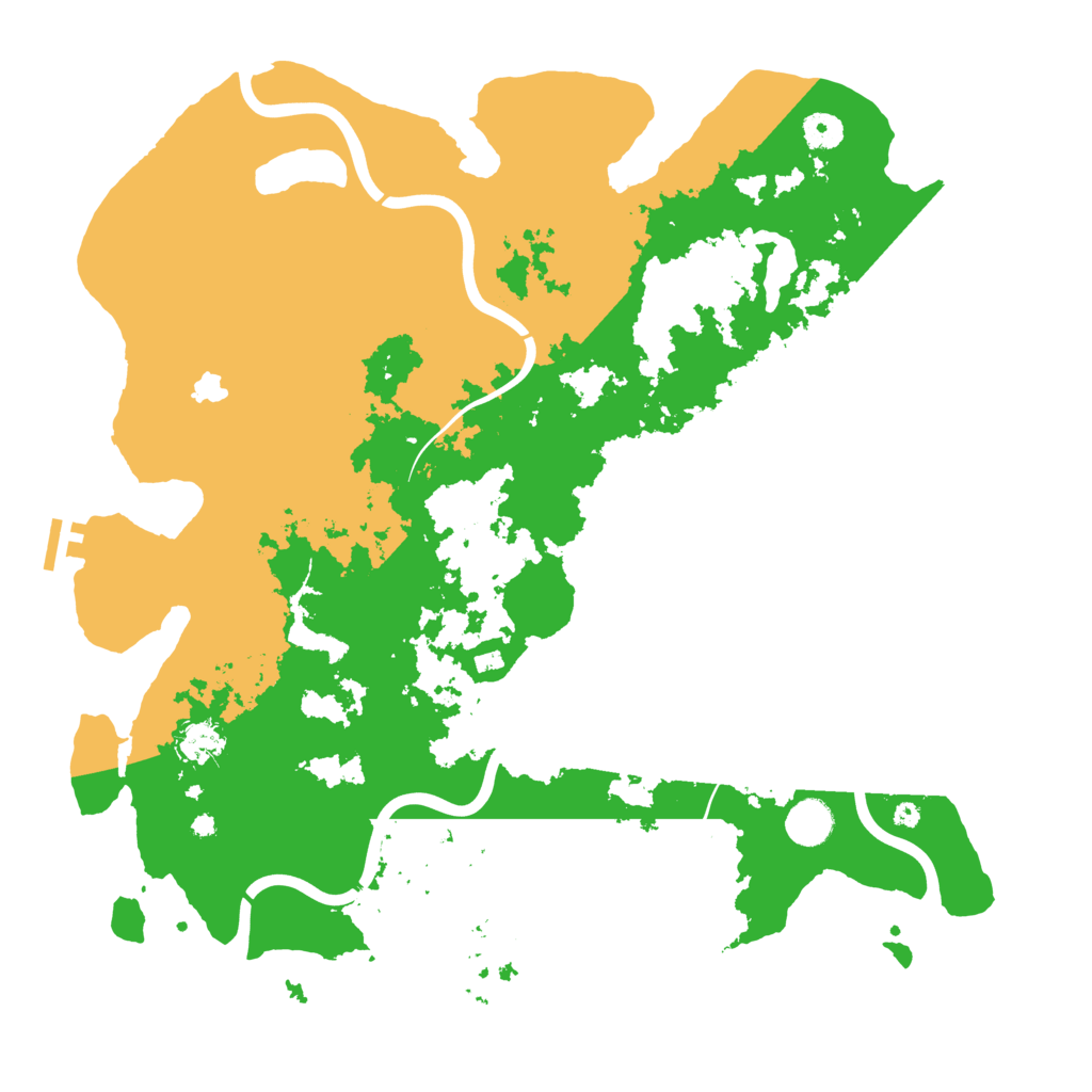 Biome Rust Map: Procedural Map, Size: 4250, Seed: 86575278