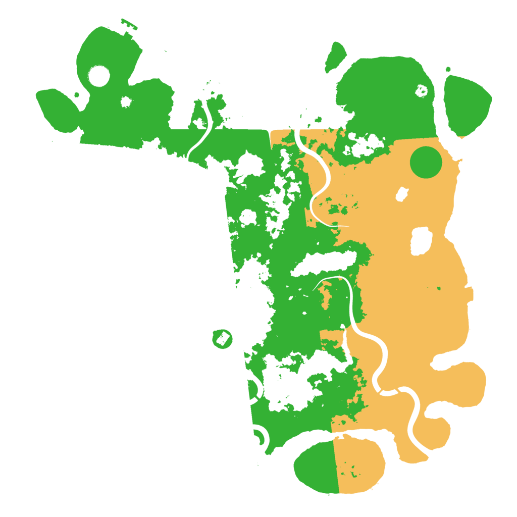 Biome Rust Map: Procedural Map, Size: 4250, Seed: 85619444