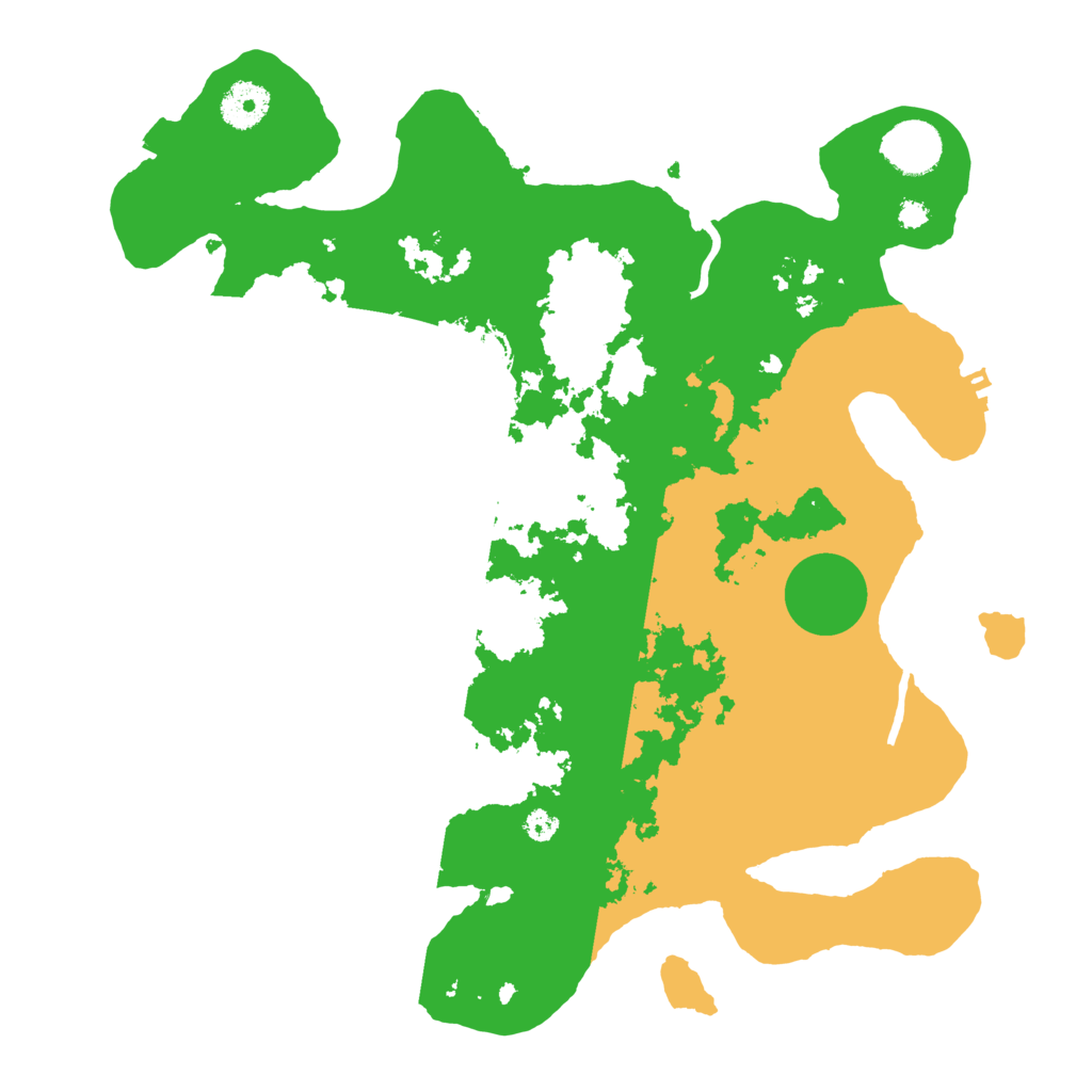 Biome Rust Map: Procedural Map, Size: 3500, Seed: 1219722759