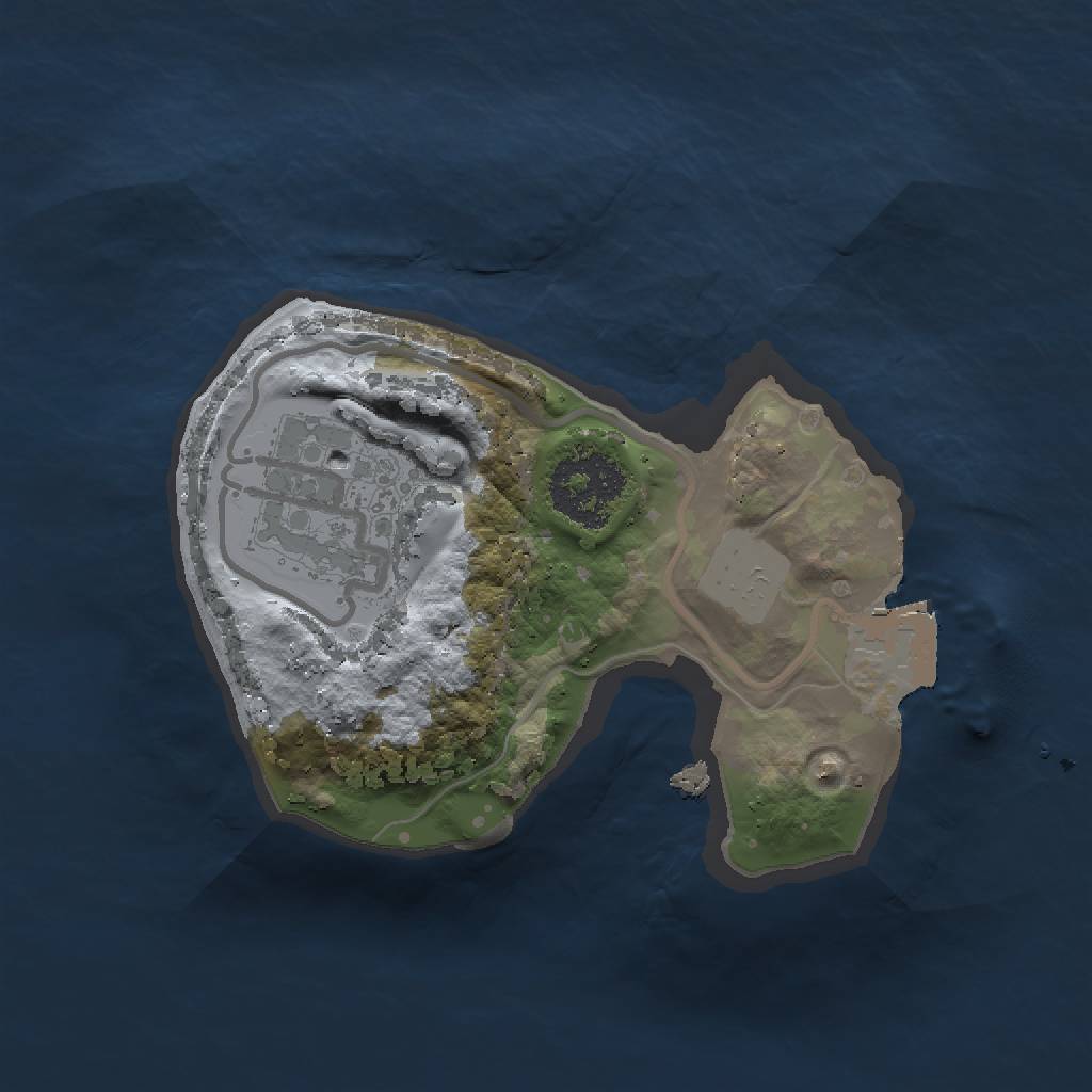 Rust Map: Procedural Map, Size: 1497, Seed: 1857704144, 4 Monuments